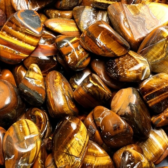 Natural Tiger's Eye Necklace Graduated - Picture 6 of 7